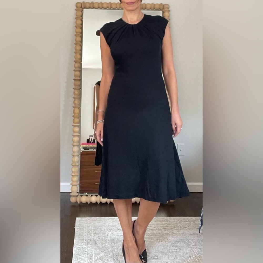 Ralph Lauren Collection Cap Sleeve Bias Dress